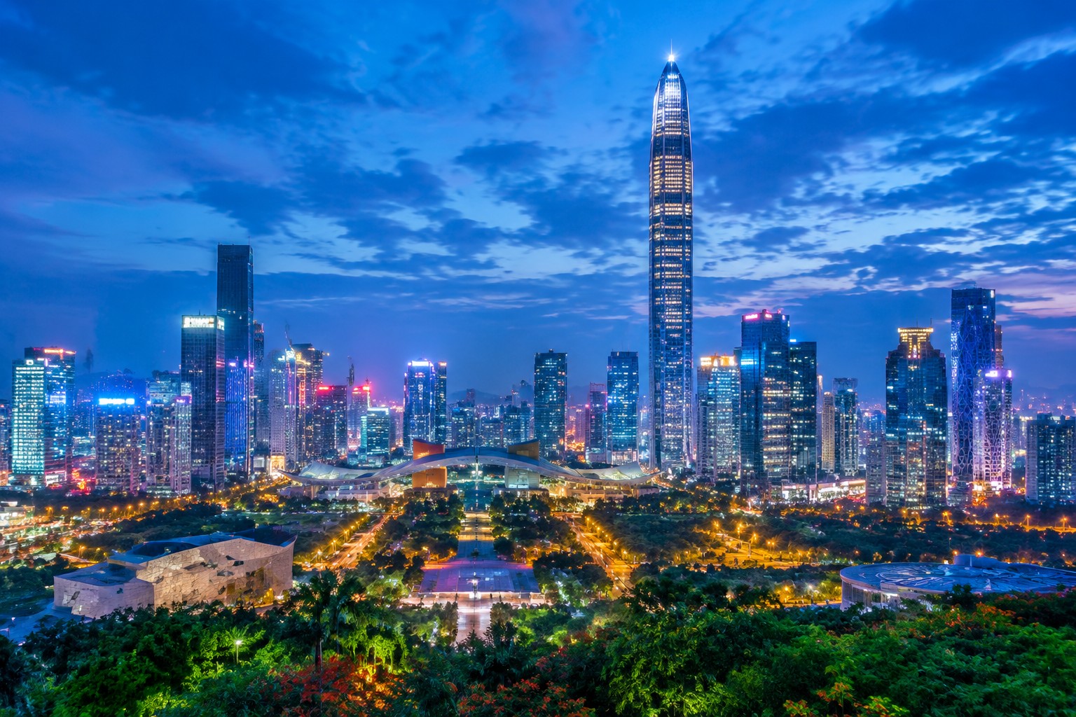 Shenzhen landmark view