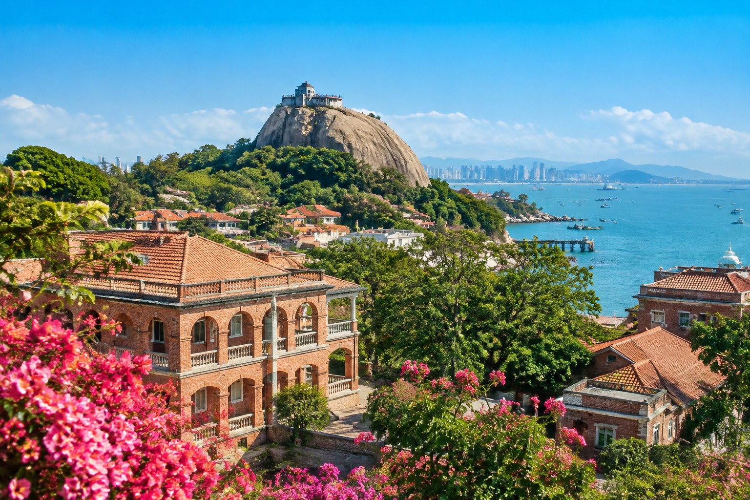 Xiamen landmark view