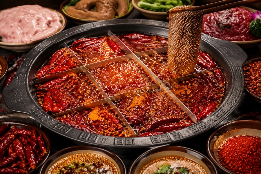Authentic Nine-Grid Beef Tallow Hotpot (Jiu Gong Ge)