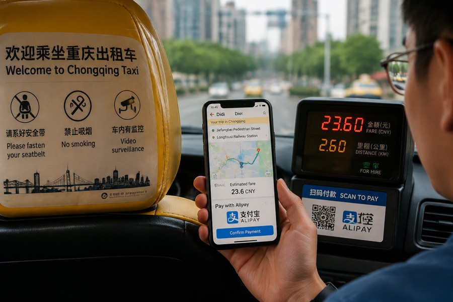 Chongqing Navigation & Taxi Metering Advice