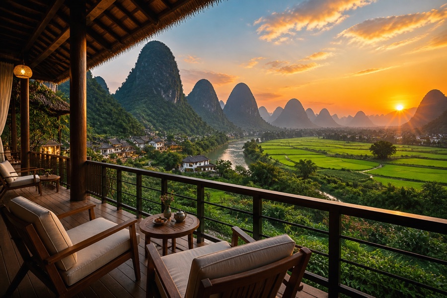 Yangshuo Yulong River Karst Retreat & West Street