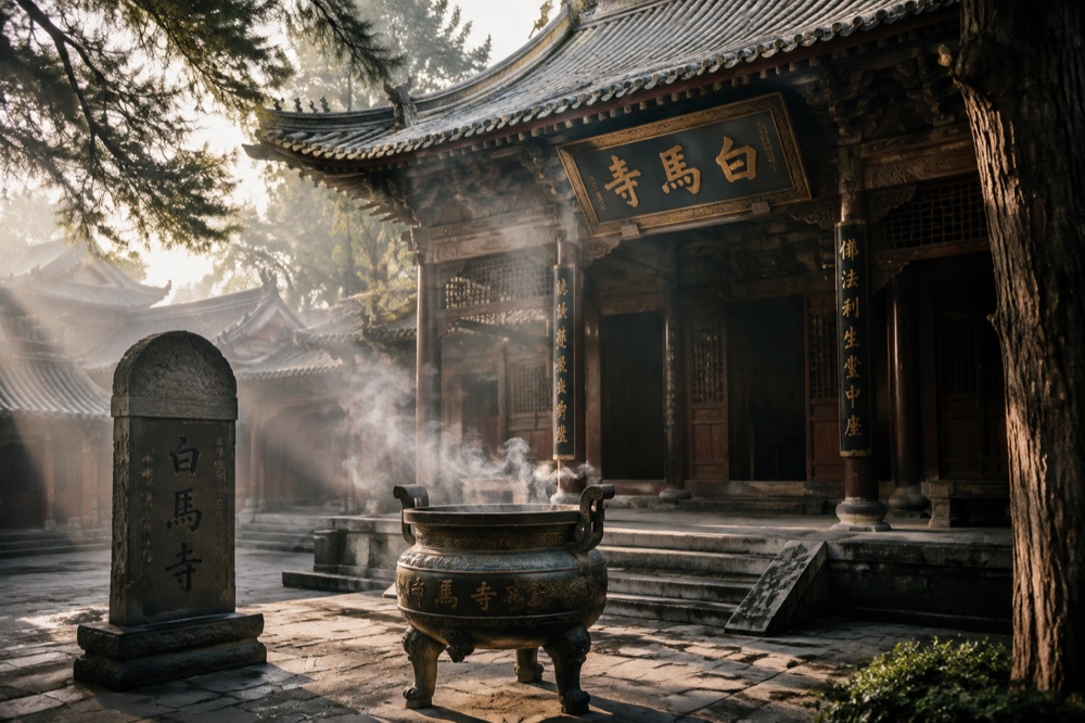 White Horse Temple (First Buddhist Temple in China, 68 AD)