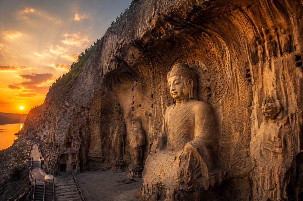 Longmen Grottoes UNESCO World Heritage (Fengxian Temple)