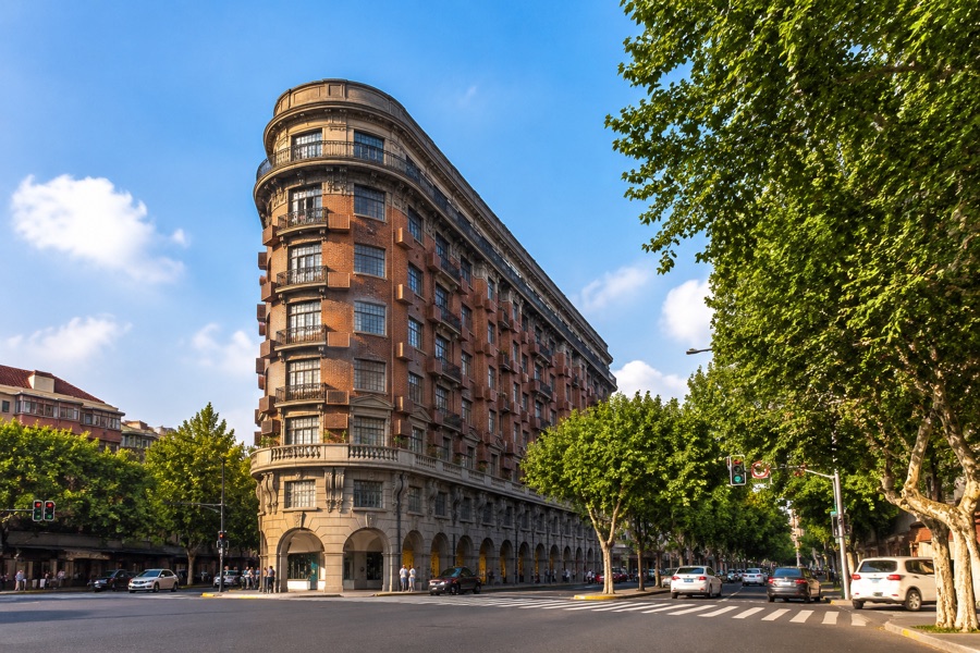 Wukang Flatiron Mansion Street Corner