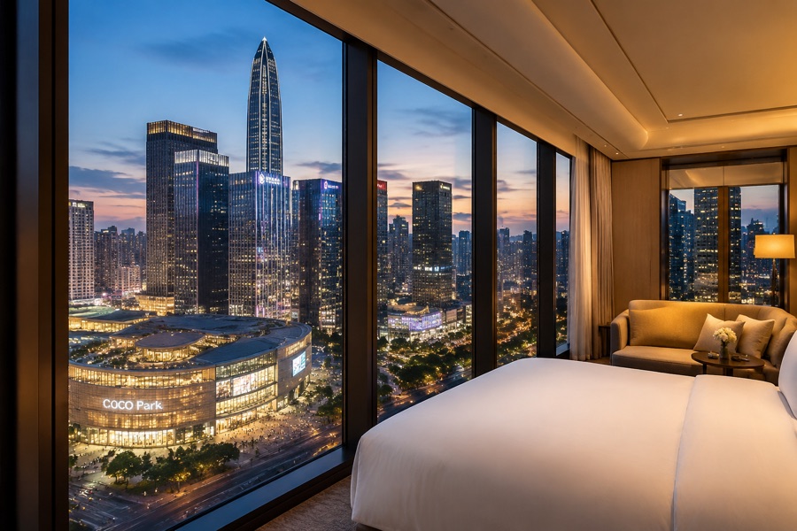 Futian CBD & Coco Park (Best Transit & HK Connection)