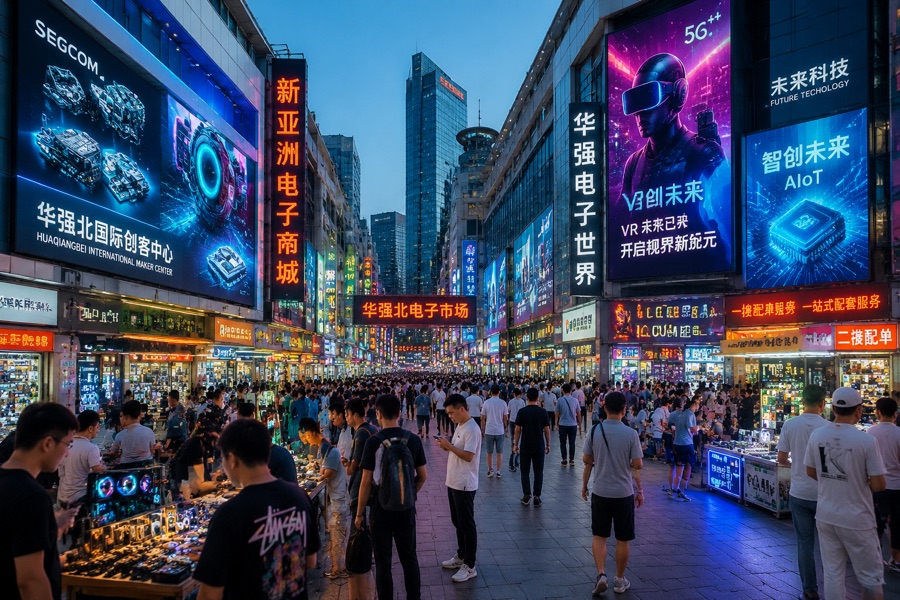 Huaqiangbei Electronics World & Gadget Markets