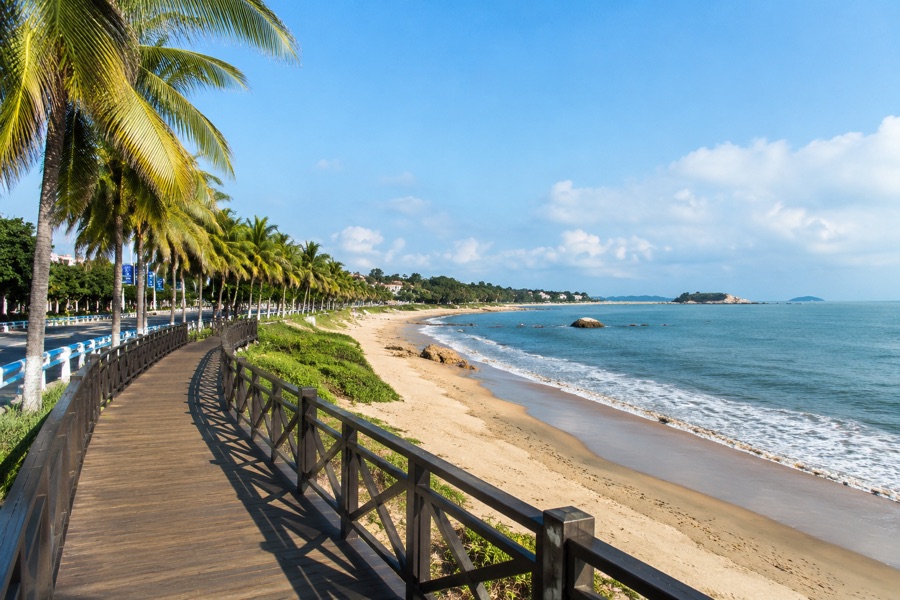 Huandao Coastal Ring Road & Baicheng Beach