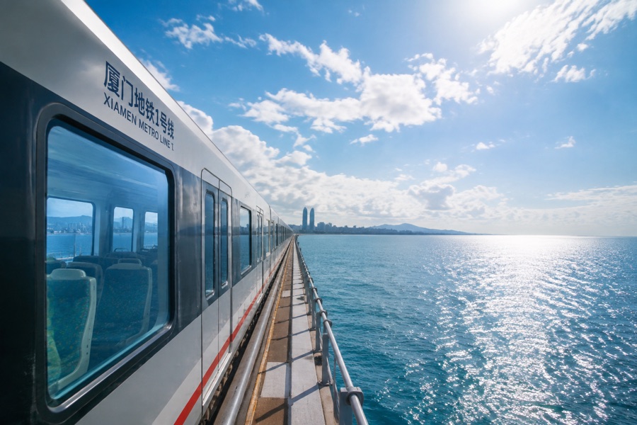 Xiamen Metro Line 1 Ocean-Crossing Coastal Train